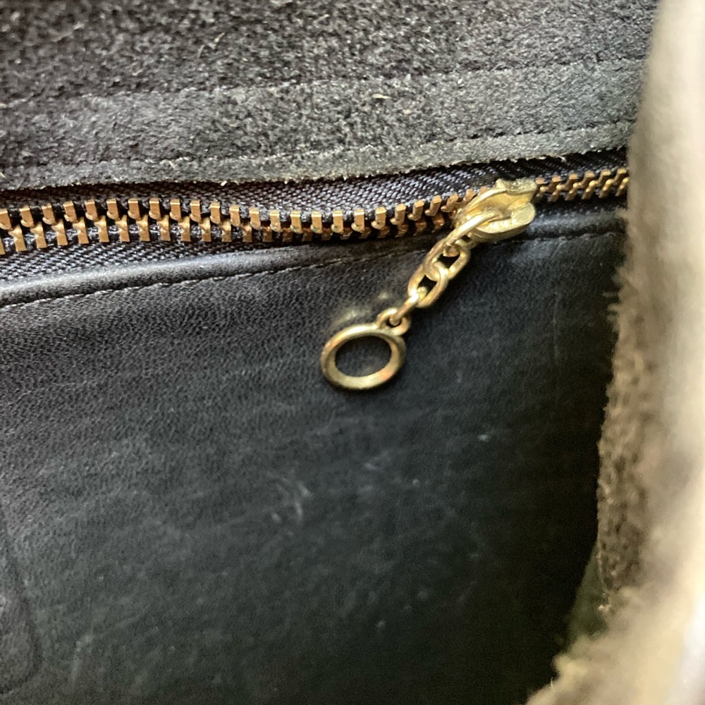 Coach Willis 9927 Black Leather Satchel top handle with Gold Accents - Picture 13 of 15